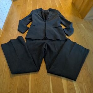 Marlowe - Made In Italy - Blue Wool Suit Single Eyelet Front Clasp